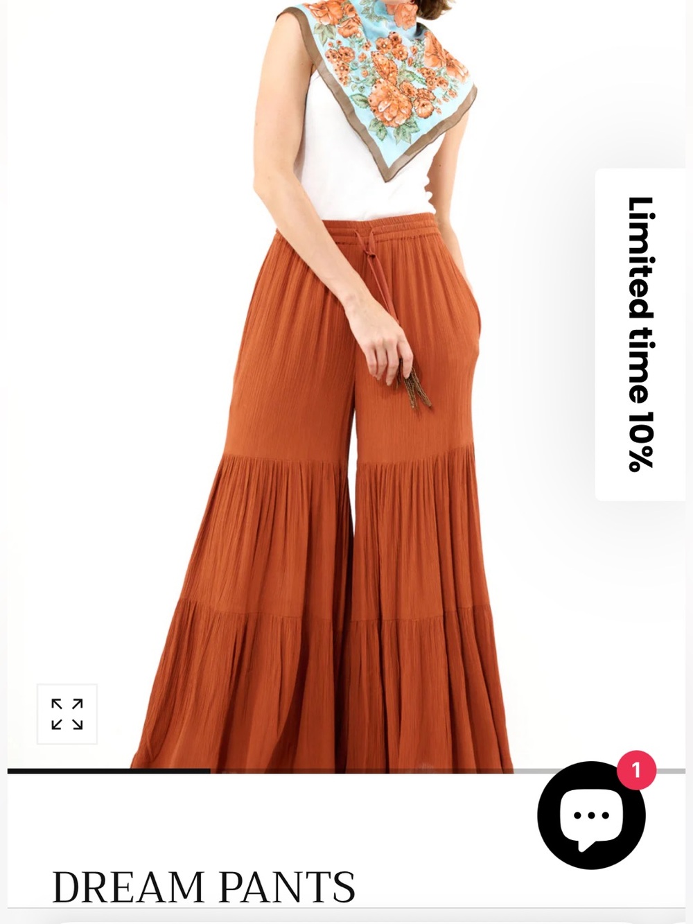 NWT Aratta Silent Journey Wide Leg Dream Pants